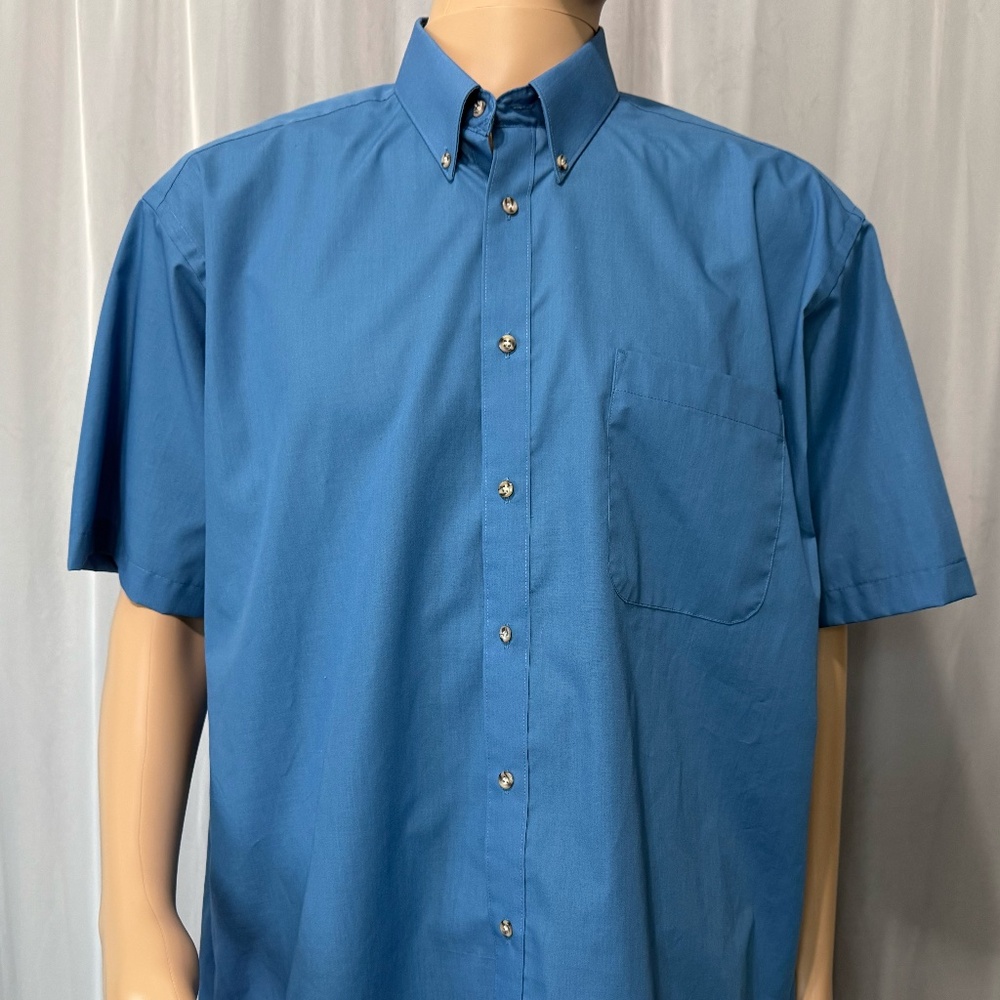 AMERICAN WEEKEND Men’s Short Sleeve Button Down Shirt (Size L) - Picture 3 of 13